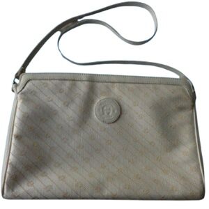 ETIENNE AIGNER Shoulder Bag logo cream vintage